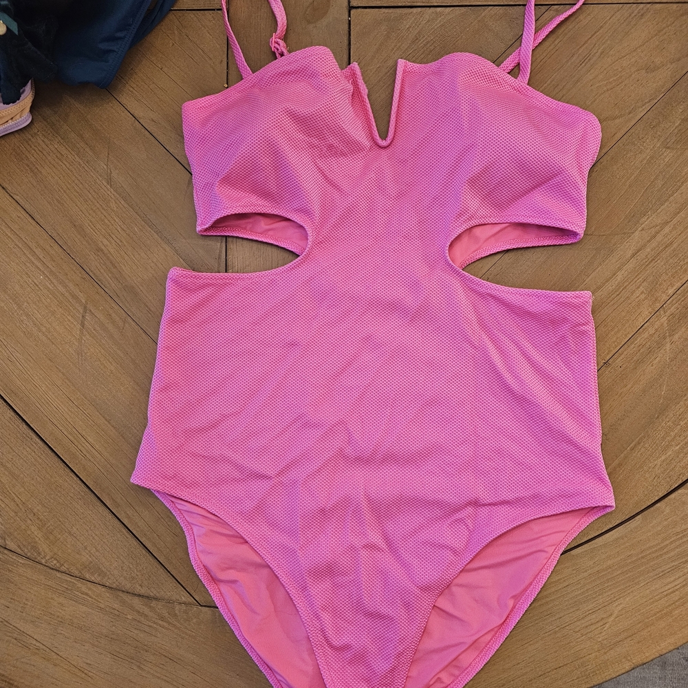 Pink Kids One Piece Swimsuit